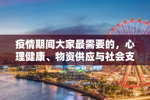 疫情期间大家最需要的，心理健康、物资供应与社会支持,疫情期间大家最需要的