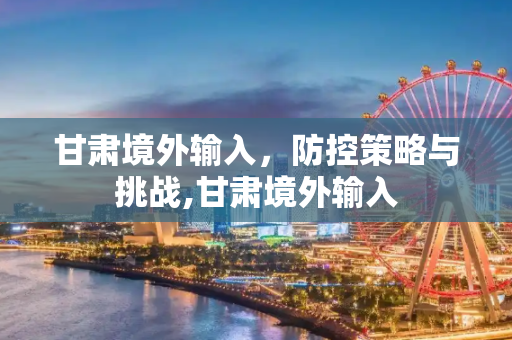 甘肃境外输入，防控策略与挑战,甘肃境外输入