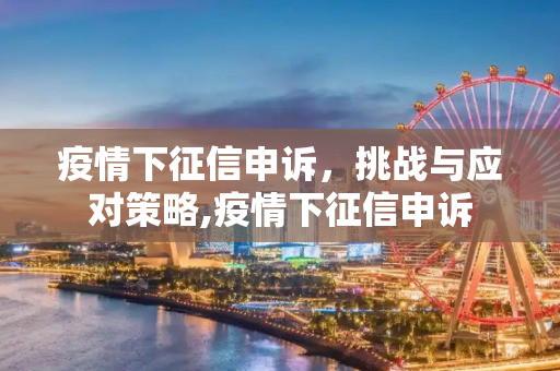 疫情下征信申诉，挑战与应对策略,疫情下征信申诉