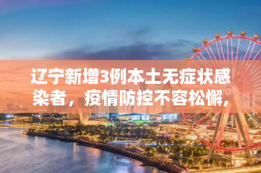 辽宁新增3例本土无症状感染者，疫情防控不容松懈,辽宁新增3例本土无症状