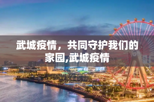 武城疫情，共同守护我们的家园,武城疫情