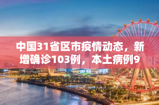 中国31省区市疫情动态，新增确诊103例，本土病例94例,31省区市新增确诊103例本土94例