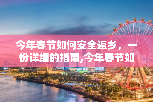 今年春节如何安全返乡，一份详细的指南,今年春节如何返乡