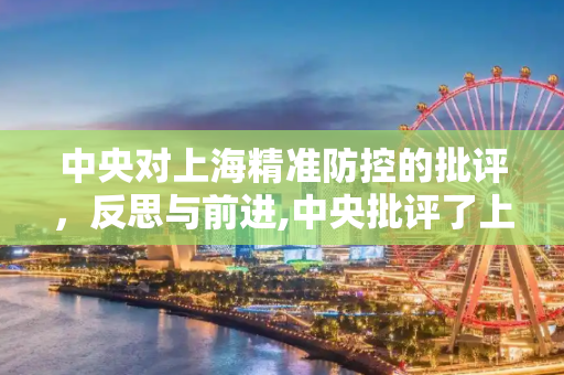 中央对上海精准防控的批评，反思与前进,中央批评了上海精准防控