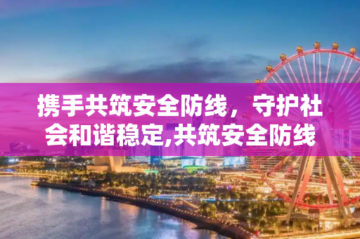 携手共筑安全防线，守护社会和谐稳定,共筑安全防线