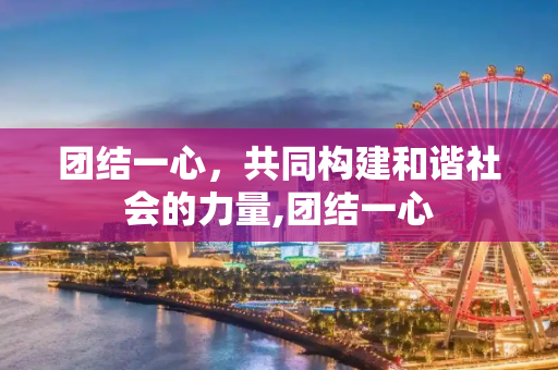 团结一心，共同构建和谐社会的力量,团结一心