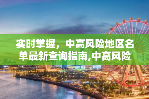 实时掌握，中高风险地区名单最新查询指南,中高风险地区名单最新查询